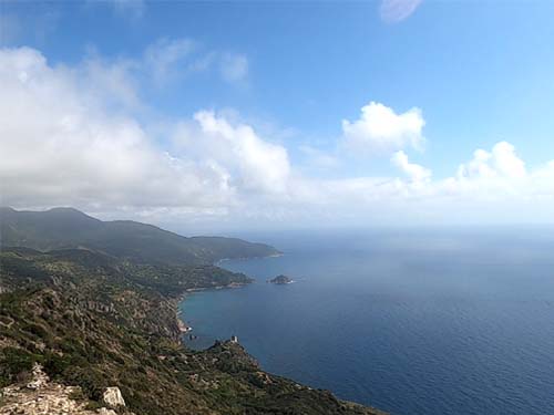 Panorama dalla Torre di Capo d'Uomo